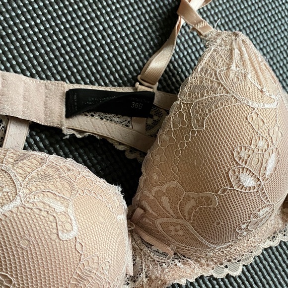 Rene Rofe Lace Bra Trio - 2x Black, Cream, White - Picture 7 of 9